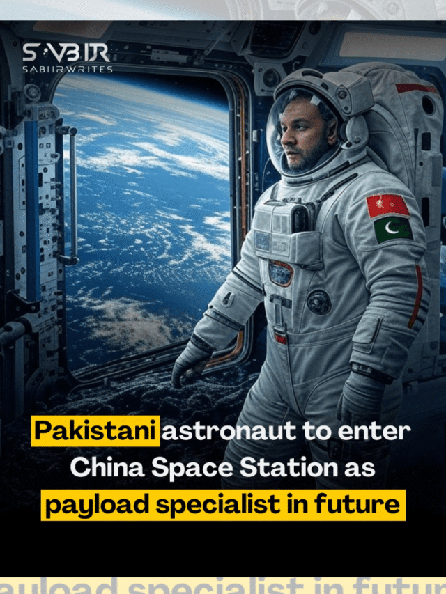 Pakistani astronaut training for mission to China’s space station