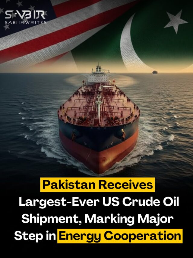 Pakistan Receives Largest-Ever US Crude Oil Shipment, Marking Major Step in  Energy Cooperation