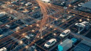 Copper powering electric vehicles, solar energy, and modern city infrastructure.