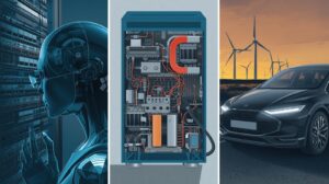 Rare earth metals used in AI technology and clean energy systems.